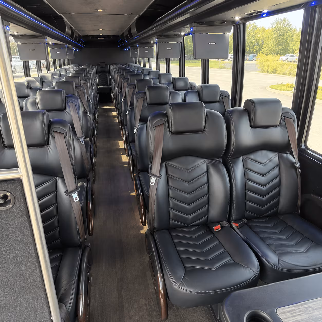 25 passenger minibus inside