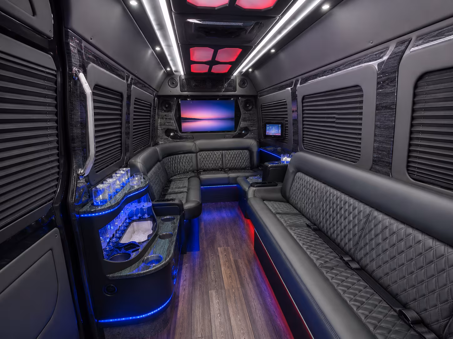 sunrise 40 passenger party bus