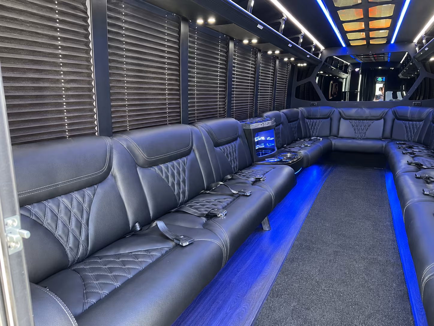 sunrise anniversary party bus rental