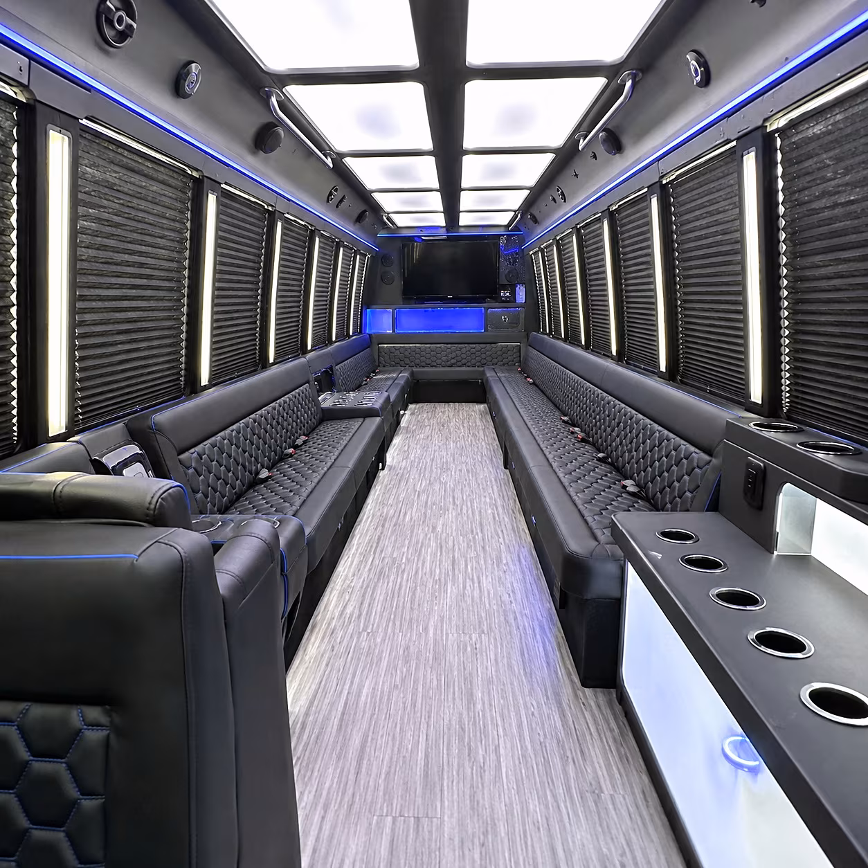 sunrise new years eve party bus rental